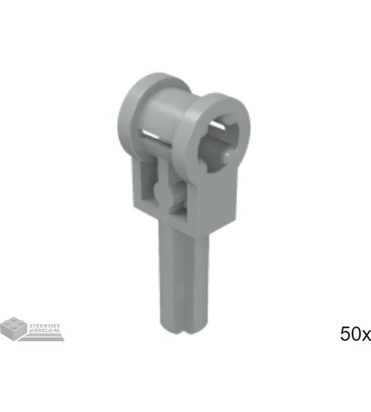 50x LEGO 6553 Technic as Lichtgrijs, 50 stuks