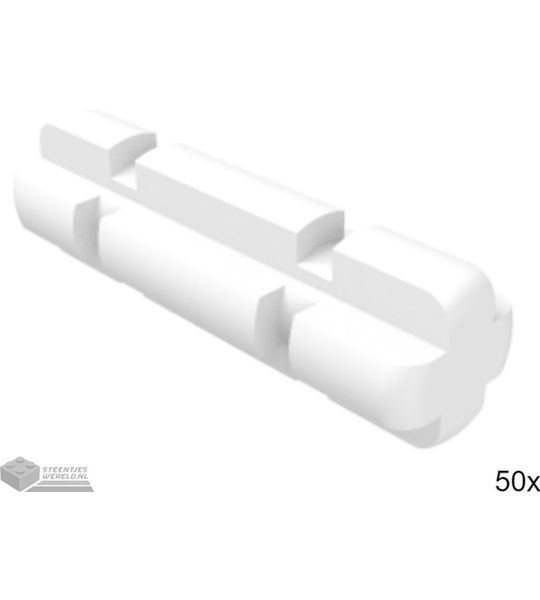 50x LEGO 32062 Technic as Wit, 50 stuks