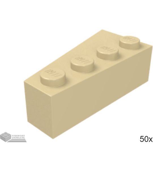 50x LEGO 41767 Tan, 50 stuks