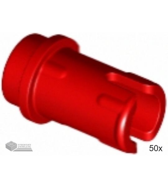 50x LEGO 89678 Technic pin Rood, 50 stuks