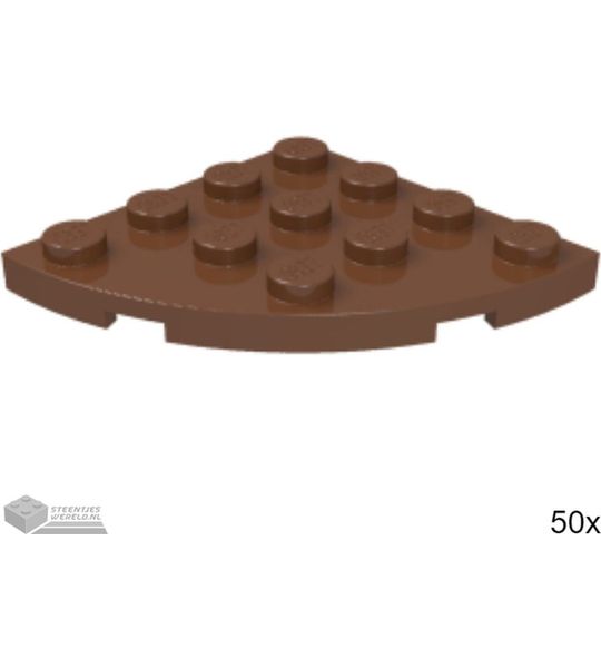 50x LEGO 30565 Roodbruin, 50 stuks