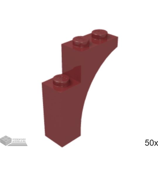 50x LEGO 13965 Donkerrood, 50 stuks
