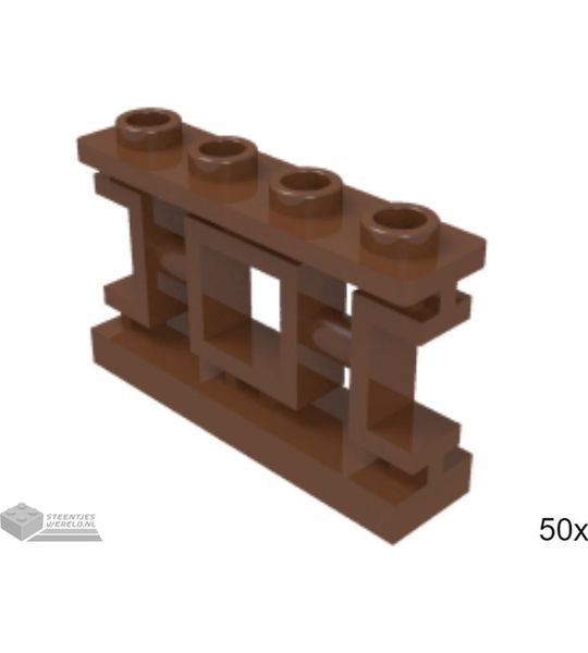 50x LEGO 32932 Roodbruin, 50 stuks