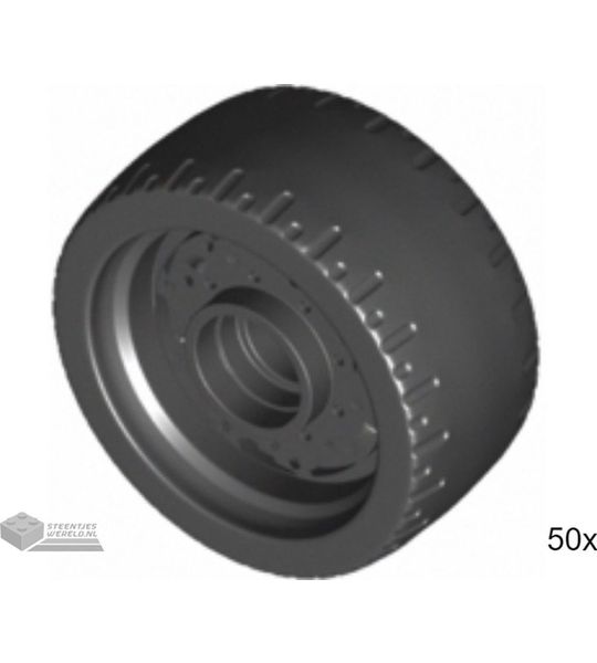 50x LEGO 72206c01 Zwart, 50 stuks