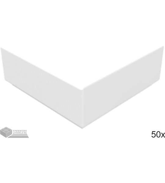 50x LEGO 3070b Tegel 1x1 Wit, 50 stuks