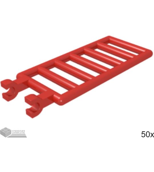 50x LEGO 6020 Rood, 50 stuks