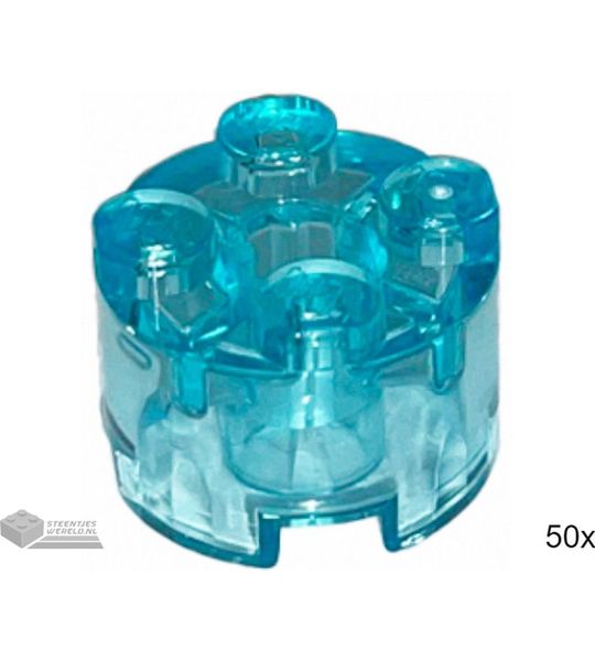 50x LEGO 3941 Doorzichtig lichtblauw, 50 stuks