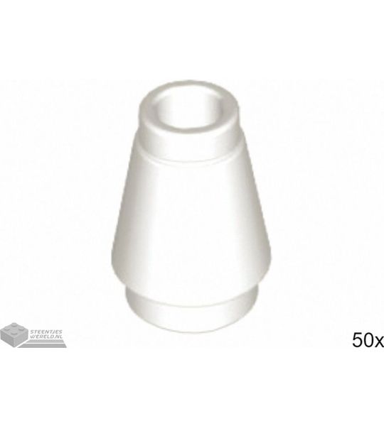 50x LEGO 4589b Wit, 50 stuks