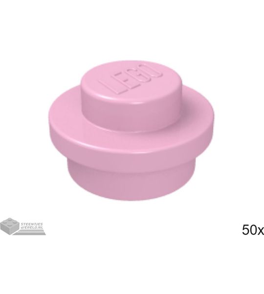 50x LEGO 4073 Fel roze, 50 stuks