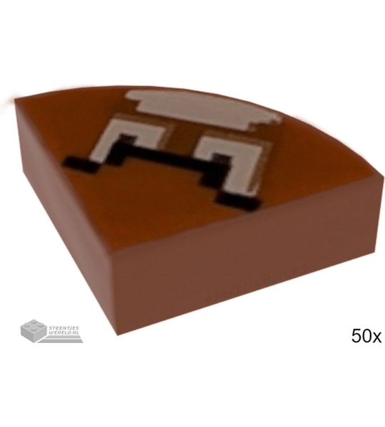 50x LEGO 25269pb014 Donker oranje, 50 stuks