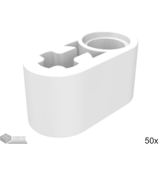 50x LEGO 60483 Technic arm Wit, 50 stuks