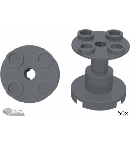 50x LEGO 3940b Donker blauwgrijs, 50 stuks