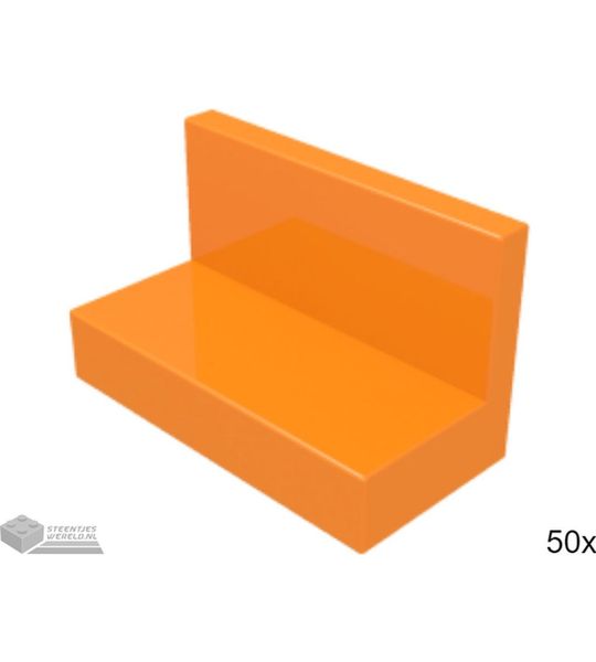 50x LEGO 4865 Paneel Oranje, 50 stuks