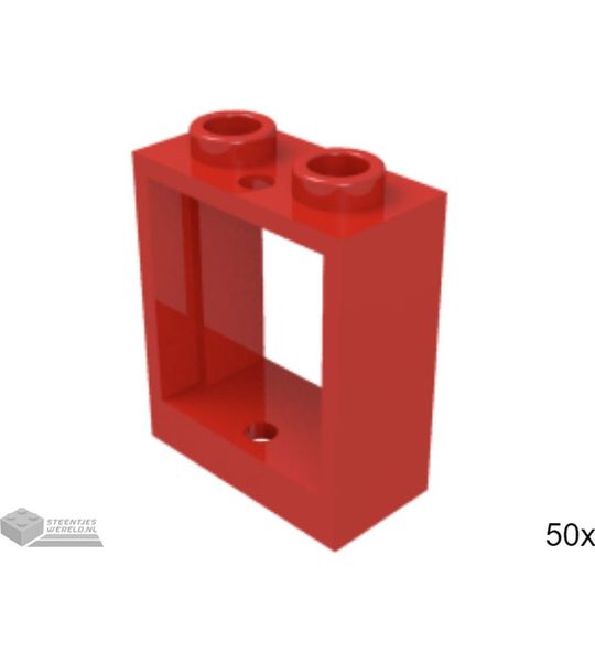 50x LEGO 60592 Rood, 50 stuks