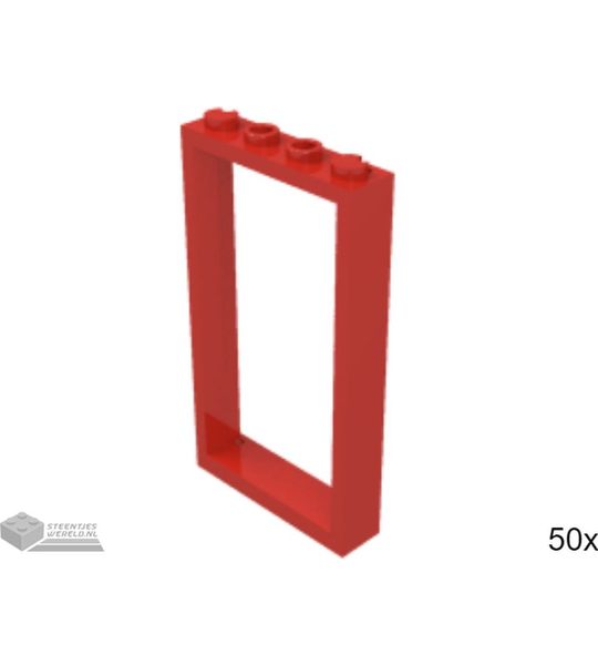 50x LEGO 60596 Rood, 50 stuks