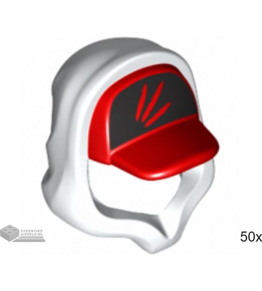 50x LEGO 52684pb01 Rood, 50 stuks