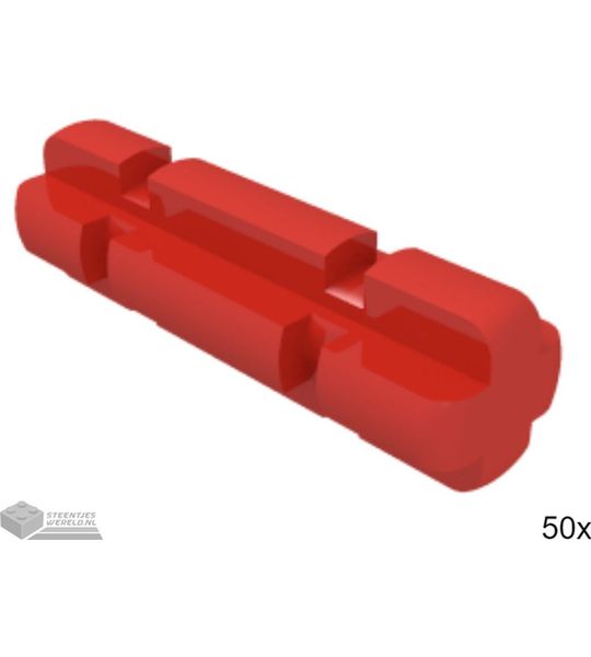 50x LEGO 32062 Technic as Rood, 50 stuks