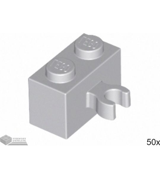 50x LEGO 30237b Licht blauwgrijs, 50 stuks