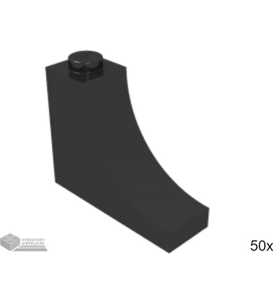 50x LEGO 18653 Zwart, 50 stuks