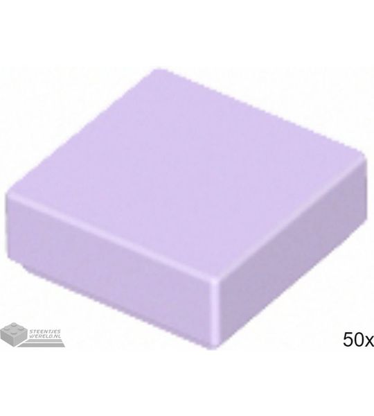 50x LEGO 3070b Tegel 1x1 Lavendel, 50 stuks