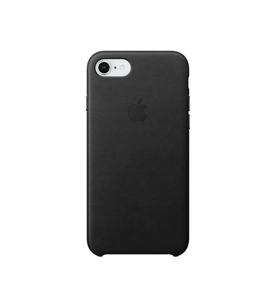 Apple Leather Case iPhone 7/8 Zwart