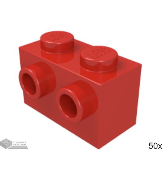 50x LEGO 52107 Rood, 50 stuks