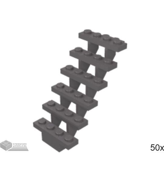 50x LEGO 30134 Donker blauwgrijs, 50 stuks