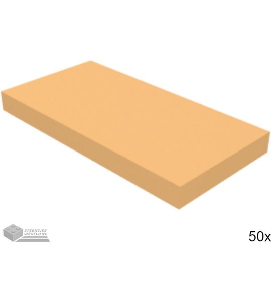 50x LEGO 87079 Tegel 2x4 Medium noga, 50 stuks