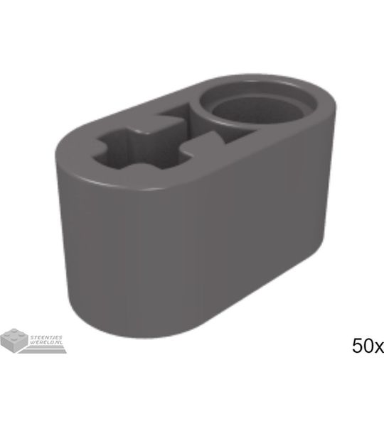 50x LEGO 60483 Technic arm Donker blauwgrijs, 50 stuks