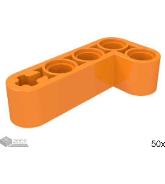 50x LEGO 32140 Technic arm Oranje, 50 stuks