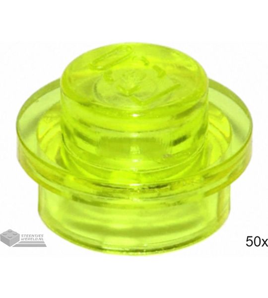 50x LEGO 4073 Doorzichtig neon groen, 50 stuks