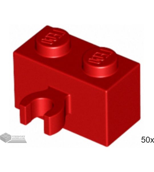 50x LEGO 30237b Rood, 50 stuks