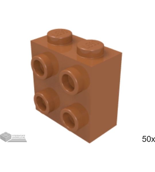 50x LEGO 22885 Donker oranje, 50 stuks