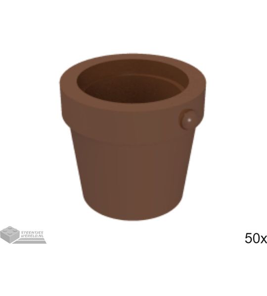 50x LEGO 95343 Roodbruin, 50 stuks