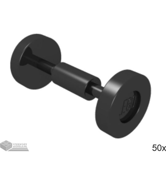 50x LEGO 2496 Zwart, 50 stuks