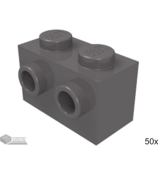 50x LEGO 11211 Donker blauwgrijs, 50 stuks