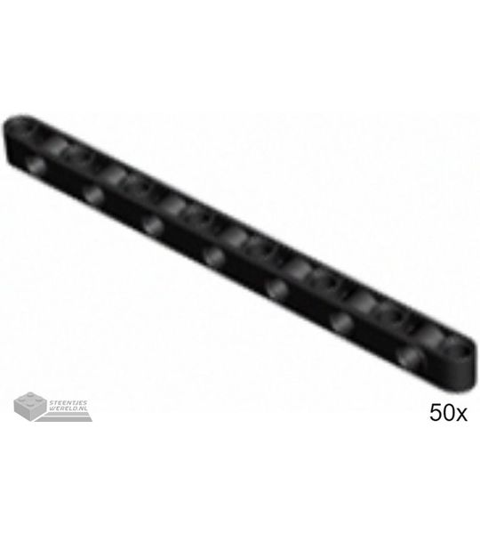 50x LEGO 71710 Technic arm Zwart, 50 stuks