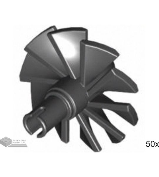 50x LEGO x577 Zwart, 50 stuks