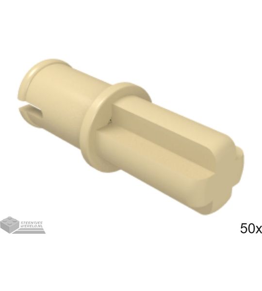 50x LEGO 3749 Technic as Tan, 50 stuks