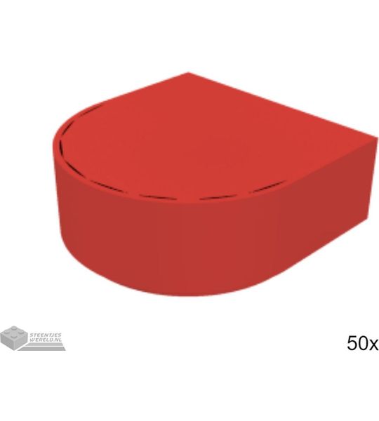 50x LEGO 24246 Rood Tegel aangepast, 50 stuks