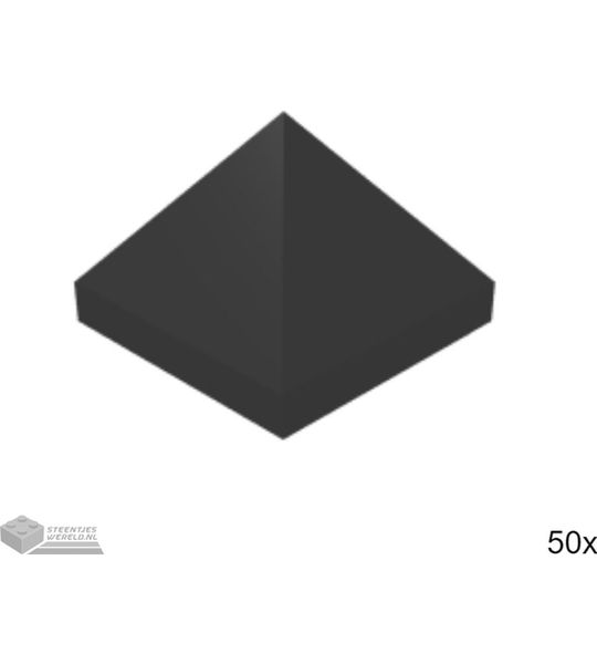 50x LEGO 22388 Zwart, 50 stuks