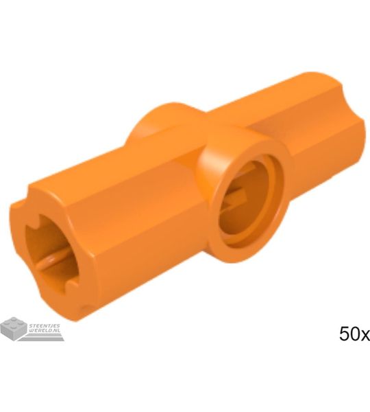 50x LEGO 32034 Technic connector Oranje, 50 stuks