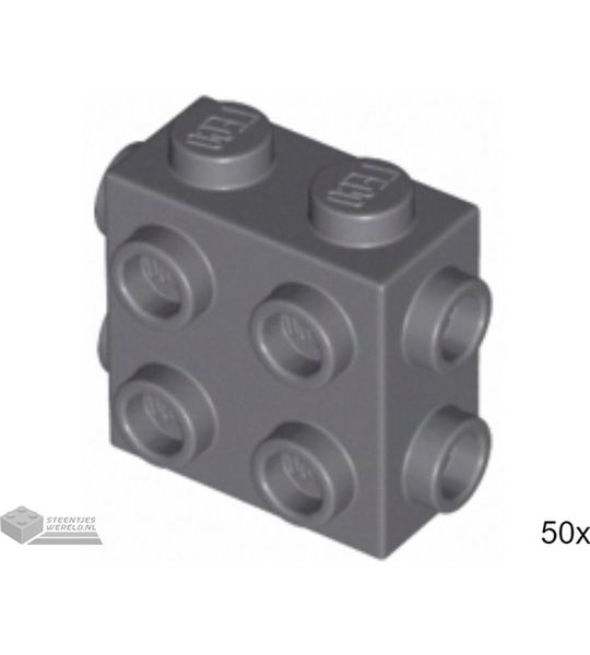 50x LEGO 67329 Donker blauwgrijs, 50 stuks