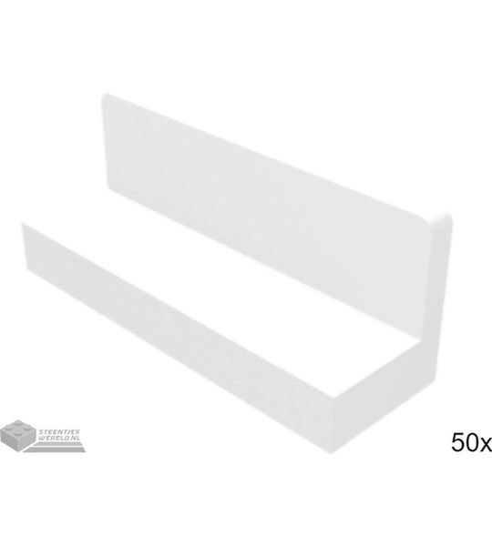 50x LEGO 23950 Paneel Wit, 50 stuks
