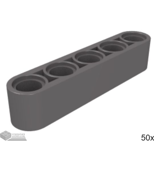 50x LEGO 32316 Technic arm Donker blauwgrijs, 50 stuks