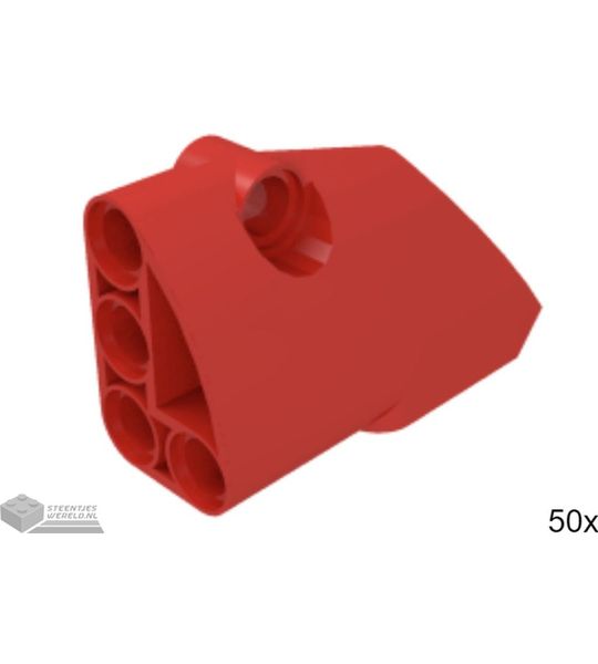 50x LEGO 87080 Technic paneel Rood, 50 stuks