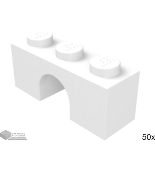 50x LEGO 4490 Wit, 50 stuks