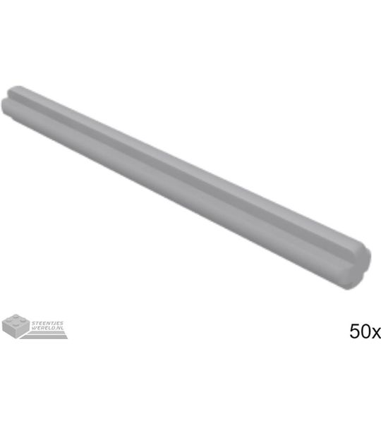 50x LEGO 44294 Technic as Licht blauwgrijs, 50 stuks
