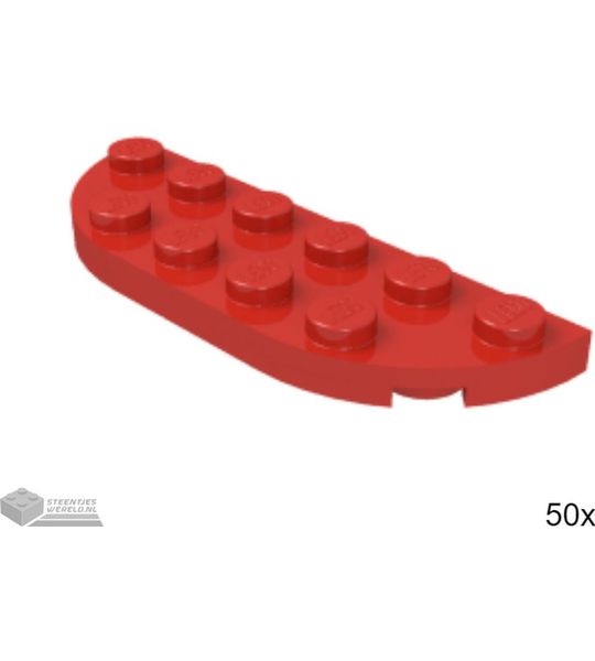 50x LEGO 18980 Rood, 50 stuks