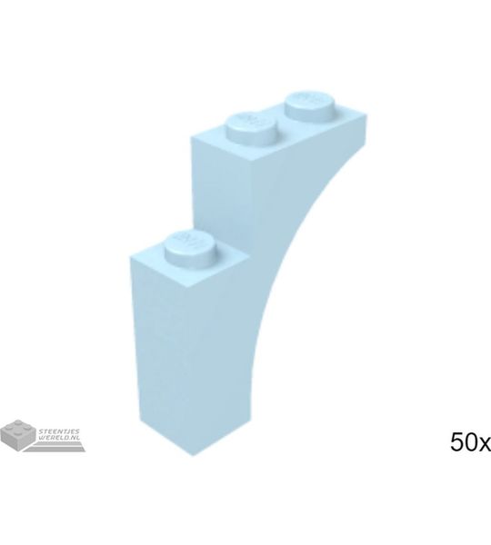50x LEGO 13965 Fel lichtblauw, 50 stuks